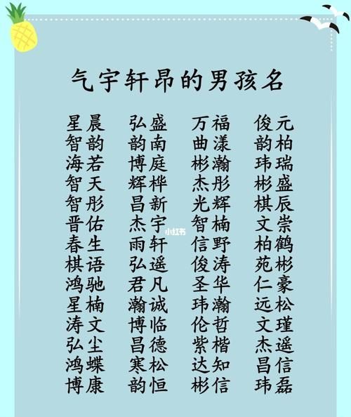 比较女气的男生名字,昵称简短好听有寓意图5