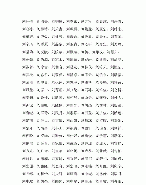 刘字男孩名字,刘姓男孩取刘姓男孩的名字图3