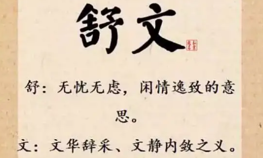 文好听的名字,文取什么名字好听图5