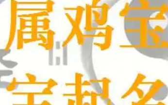 207名字,207属鸡男孩最吉利的名字是什么